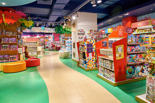 Kids playing in play area